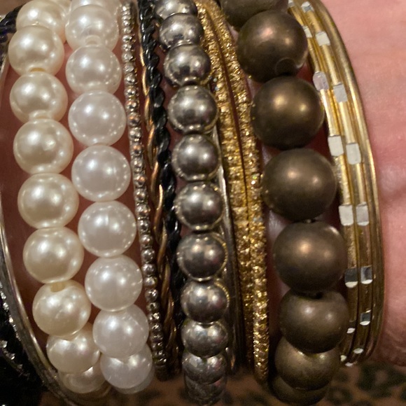 25pc Gorgeous stackable Bangle Bracelets - Picture 3 of 3